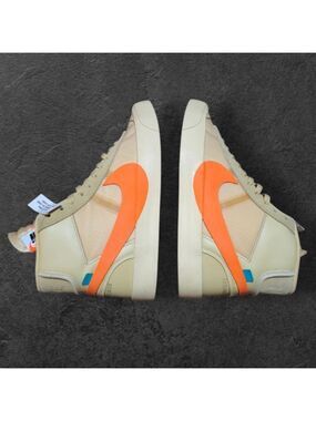 DS Nike x Off-White Blazer Mid 'All Hallow's Eve' - Size 12 - AA3832-700